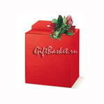 Подарочная коробка Seta Rosso PORTAPANETTONE + BOTTIGLIA Подарочная коробка Seta Rosso PORTAPANETTONE + BOTTIGLIA
