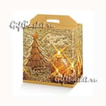 Подарочная коробка Notte di Natale PORTAPANETTONE + BOTTIGLIA Подарочная коробка Notte di Natale PORTAPANETTONE + BOTTIGLIA