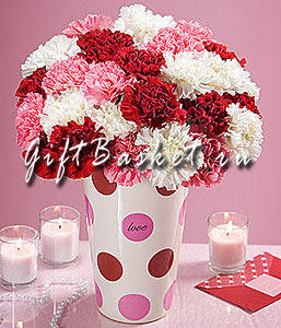 какой-нибудь крутой букет гвоздик