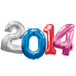 Шары цифры "2014 год"